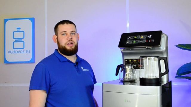 Обзор кулера для воды с чайным столиком Тиабар Ecotronic TB15-LNR смотреть онлайн