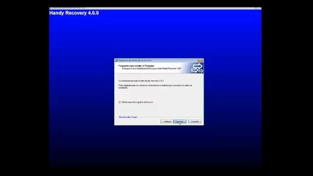 TUTORIAL HANDY RECOVERY