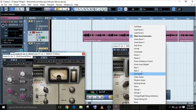 CUBASE 5 vocal mixing mastering. How to wave vst(5) смотреть онлайн