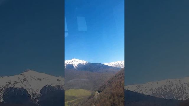 Сочи. Красная поляна. Роза Хутор. Канатная дорога. смотреть онлайн