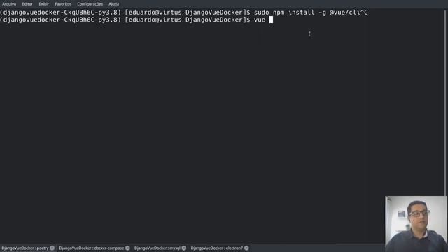 [Django-Vue-Docker] - 10 Criar um projeto VueJS смотреть онлайн