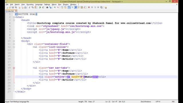 Bootstrap Framework in Urdu Hindi Part 25 tabs YouTube смотреть онлайн