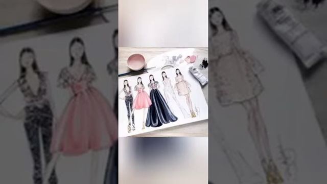 Новые идеи для рисования моделей.feruza diy смотреть онлайн