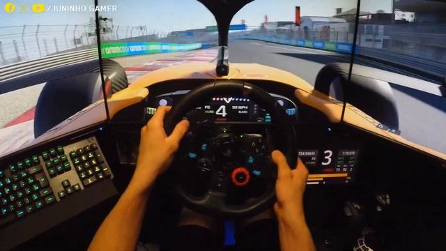 F1 2021 - PRIMEIRA CORRIDA - G29 - 3 TELAS - EP01 смотреть онлайн