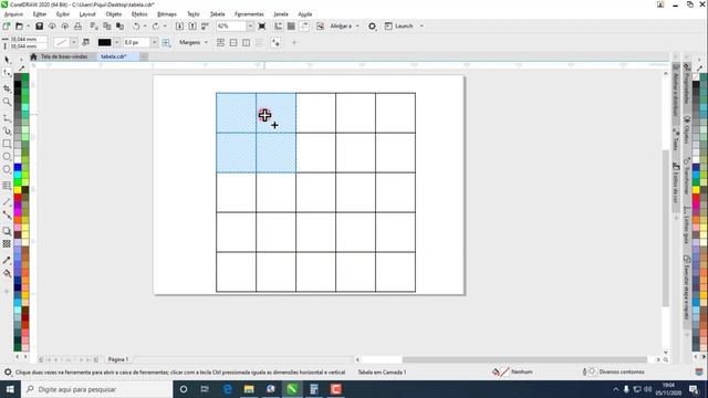 Curso CorelDraw 2020 - aula 48 - Tabelas смотреть онлайн