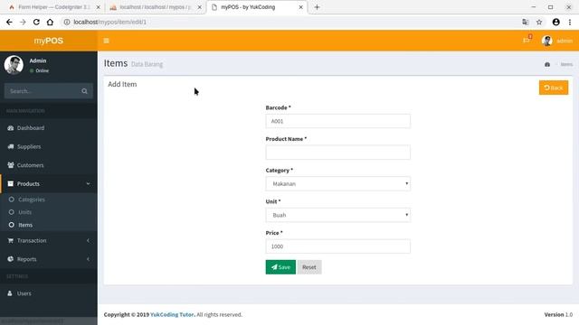 Edit Data dengan Combobox Selected dari Tabel Lain (CodeIgniter) [23] смотреть онлайн