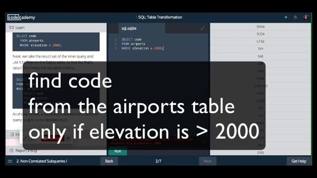 Codecademy Walkthrough SQL Table Transformation 02 subqueries смотреть онлайн