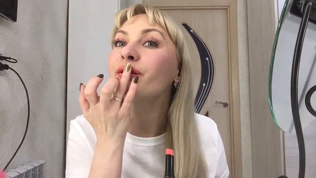 Макияж в одном цвете,губной помадой Faberlic ? смотреть онлайн
