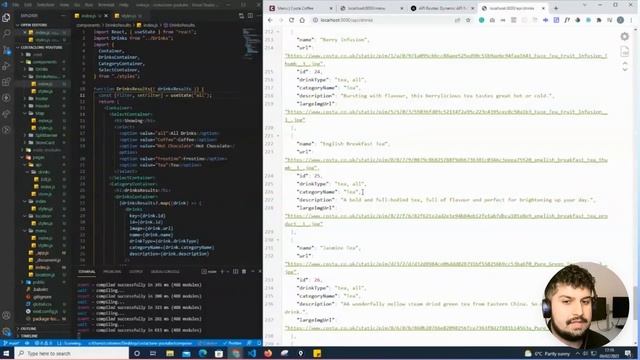 26. Filter Drinks Categories When Select Dropdown Changes With UseState смотреть онлайн