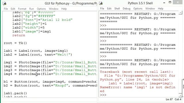 006 GUI mit Python: Icons und Bilder darstellen смотреть онлайн