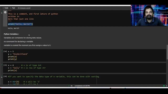 Python for Beginners : Hands-on python Comments and Variables ! смотреть онлайн