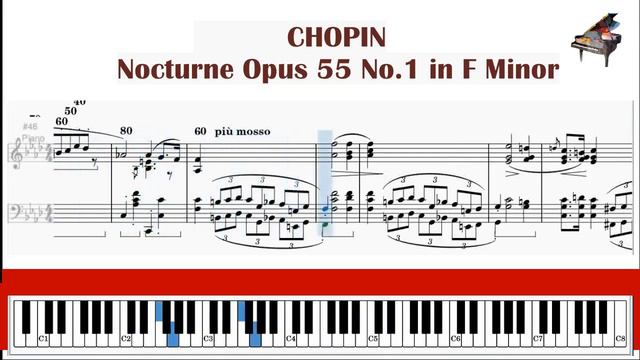 Nocturne Opus 55 No 1 in F Minor смотреть онлайн