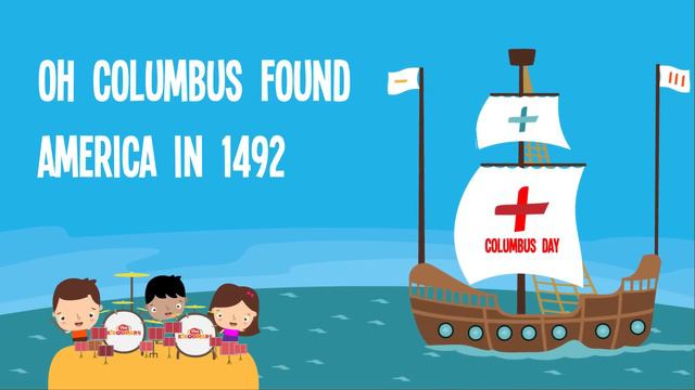Columbus Day Lyric Video - The Kiboomers Preschool Songs & Nursery Rhymes for Holidays смотреть онлайн