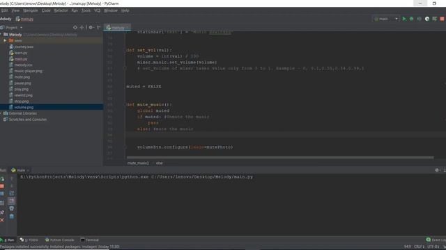 Python GUI with Tkinter - Toggle the Tkinter button + Mute the music with Pygame - 16/30 смотреть онлайн