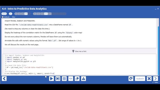 NCLab Predictive Data Analytics with Python: Sample Lesson смотреть онлайн