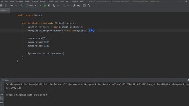 Java ArrayList смотреть онлайн