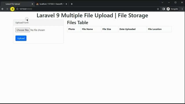 Laravel 9 Multiple File Upload | File Storage смотреть онлайн