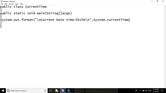 Java:program for Current Time and date.[CMD] смотреть онлайн
