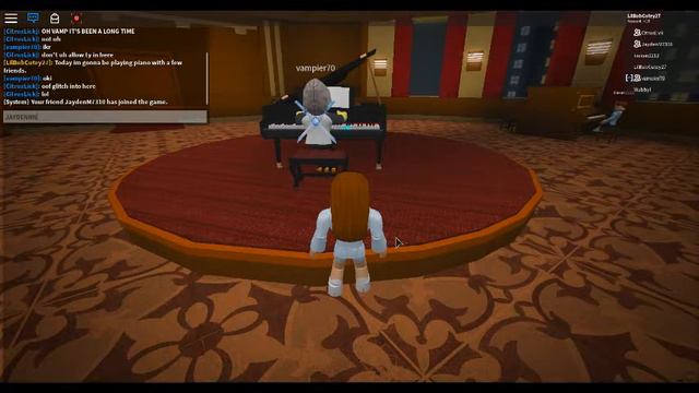 Roblox Piano #1 ( it kicked me XD ) смотреть онлайн