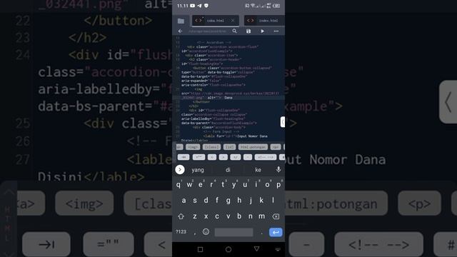 Membuat Accordion Flush Menggunakan Bootstrap 5 (bisa untuk bukaolshop) NO CUT NO EDIT!! смотреть онлайн