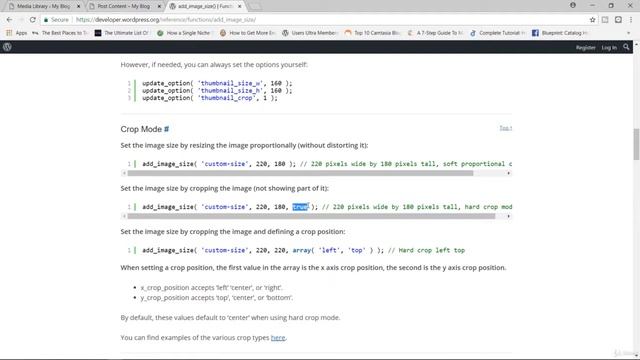 [INTERMEDIATE LEVEL] Lesson 25 : Hard cropping images [The mini Wordpress development course] смотреть онлайн