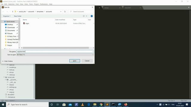 Django tutorials (Simple twitter Clone) part 7/11 - User Registration смотреть онлайн