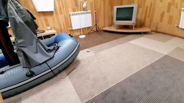 Носовой тент на ПВХ лодку. смотреть онлайн