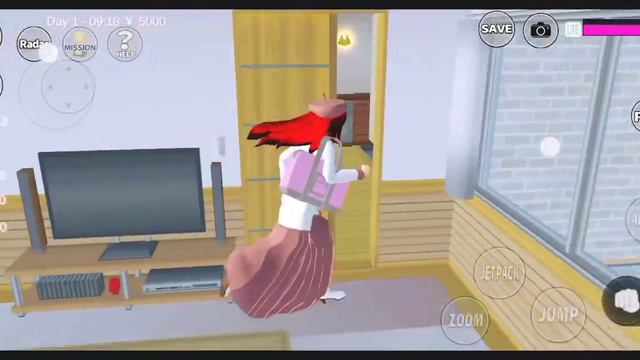 Sakura school simulator: в нашем городе пришла бандит. 😑 oh my got