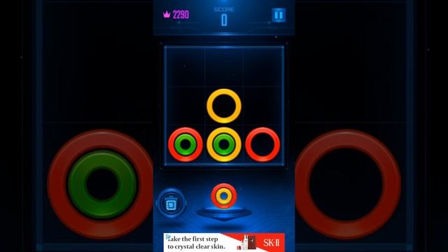 Glow Rings Puzzle: First Gameplay on iOS 12 смотреть онлайн