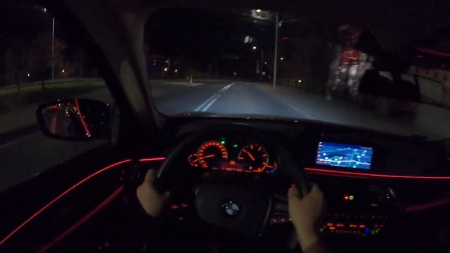 BMW 5-Series (518d) / POV Night Drive