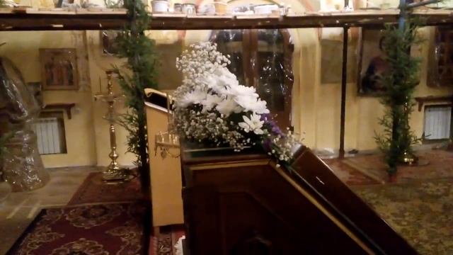 Цветочное убранство к Рождеству Христову. 2016. Новомученический храм. г.Королёв. смотреть онлайн