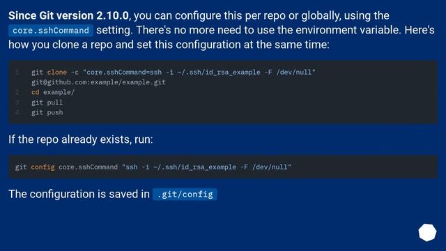 How to tell git which private key to use? смотреть онлайн