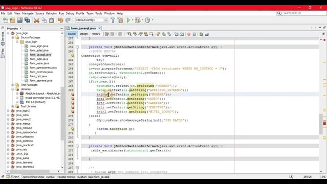 BOTON BUSCAR | JAVA SQL смотреть онлайн