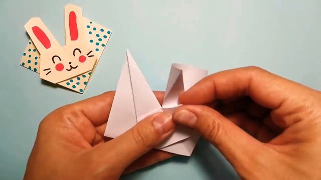 Оригами Закладка/Легкое оригами/закладки своими руками /как сделать закладку/оригами зайчик смотреть онлайн