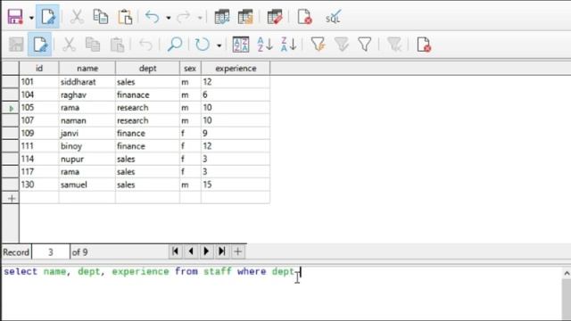 Libre Office Database - performing queries смотреть онлайн