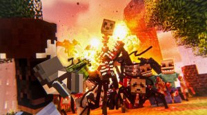 НАПАДЕНИЕ ПАРАЗИТОВ! АРМИЯ ПОДПИСЧИКОВ ВЫЖИВАНИЕ в ЗОМБИ АПОКАЛИПСИС. 100 ДНЕЙ ВЫЖИВАНИЕ МАЙНКРАФТ.