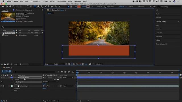 Why Shape Tools are Making Masks in After Effects смотреть онлайн