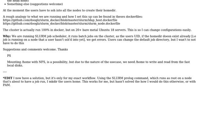 Linux Cluster with LDAP, automatically and simultaneously creating homedir on multiple machines смотреть онлайн