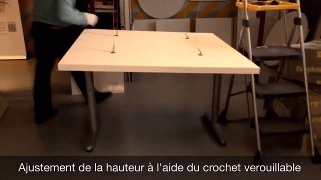 Монтаж свободно висящих потолочных панелей Ecophon Solo Square смотреть онлайн