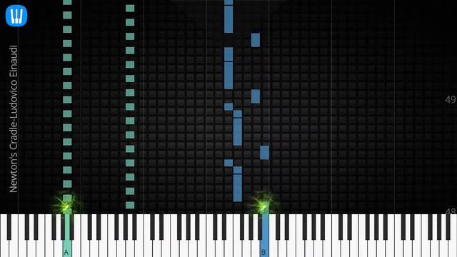 🎹 Newton's Cradle, Ludovico Einaudi, Synthesia Piano Tutorial смотреть онлайн