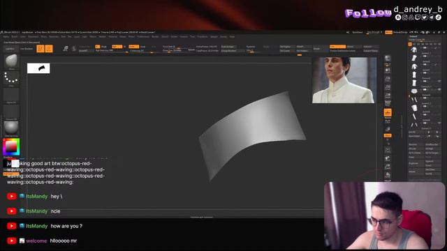 3d Model Christian Bale #blender #3d #fiverr #zbrush #stream #model #art #modelling #blender