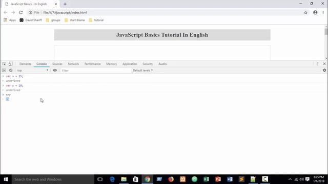 Developer Tools Tutorial JavaScript смотреть онлайн
