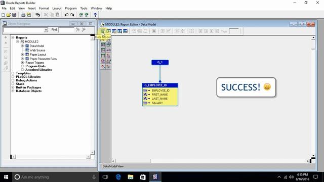 Oracle Reports Builder 11gR2 and 12C 64-bit crash when viewing Data Model смотреть онлайн