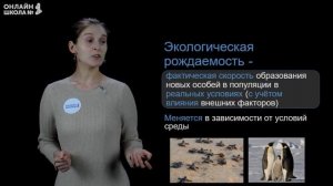 Основные экологические характеристики популяции. Видеоурок 21.  Биология 11 класс