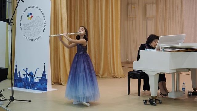 С. Монюшко "Пряха" Исп. Евгения Шубина (флейта), Ольга Бер (фортепиано) смотреть онлайн