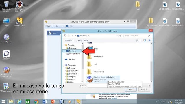 Instalación del Windows Server 64 bits-WMware player смотреть онлайн