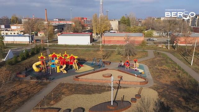 Город Кинель, Самарская область, Детский парк в границах улиц Маяковского, Чехова, Крымская смотреть онлайн