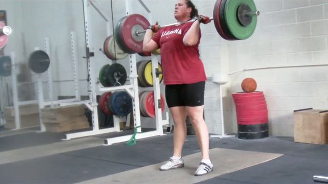 130 Kg Hang Clean and jerk смотреть онлайн