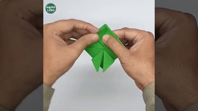 How To Make Paper Frog | School Project Ideas | Origami Frog Making Tutorial | Jumping Paper Frog