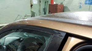 Установка дефлекторов Lada X Ray